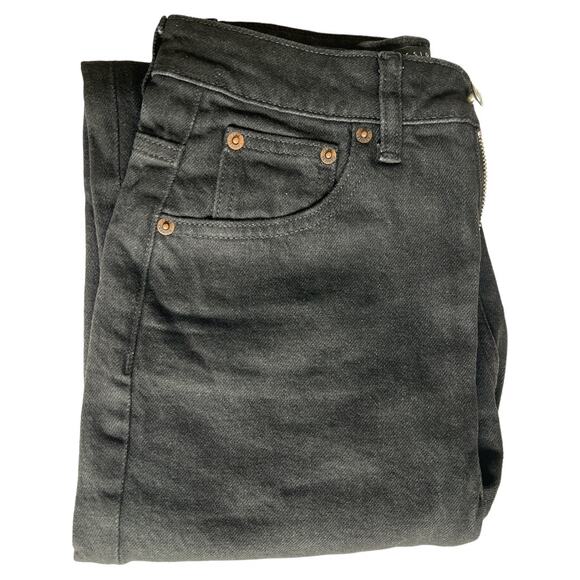 Asos Design Clean Black Slim Mom Jeans, W26L30 - Picture 5 of 10